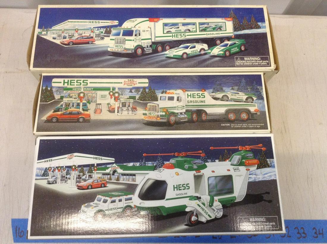 lot of three Hess trucks (1 of 1)