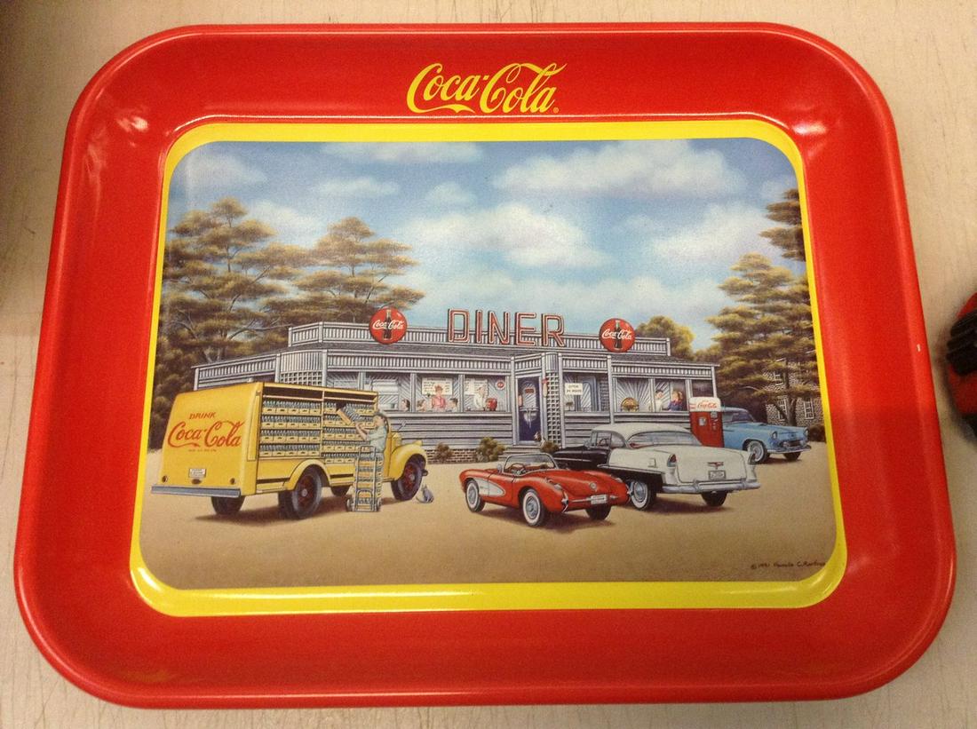 vintage Coca-Cola advertising tray 11x13: vintage Coca-Cola advertising tray 11x13