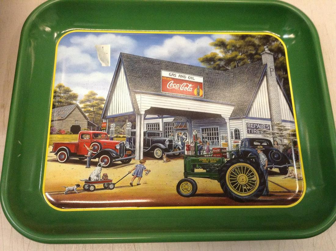 vintage Coca-Cola advertising tray 11x13: vintage Coca-Cola advertising tray 11x13