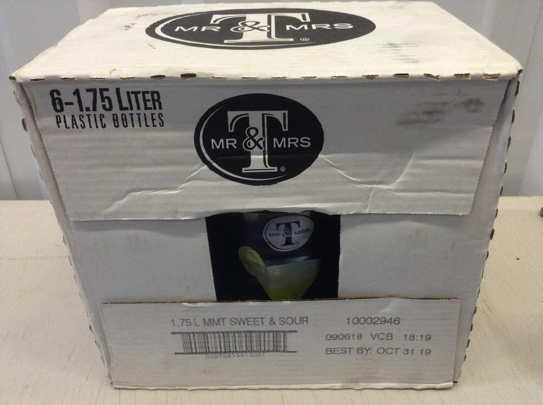 case of Mr. and Mrs. t sweet and sour drink mix: case of Mr. and Mrs. t sweet and sour drink mix
