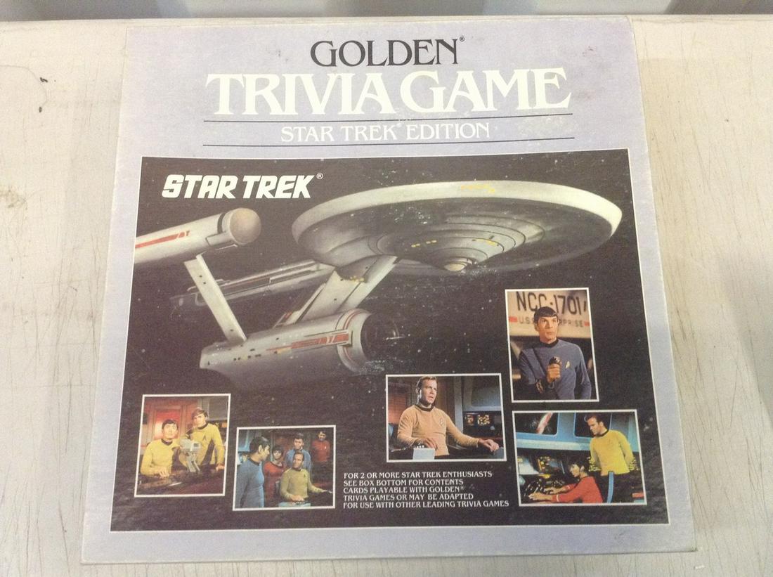 golden trivia game, star trek edition: golden trivia game, star trek edition