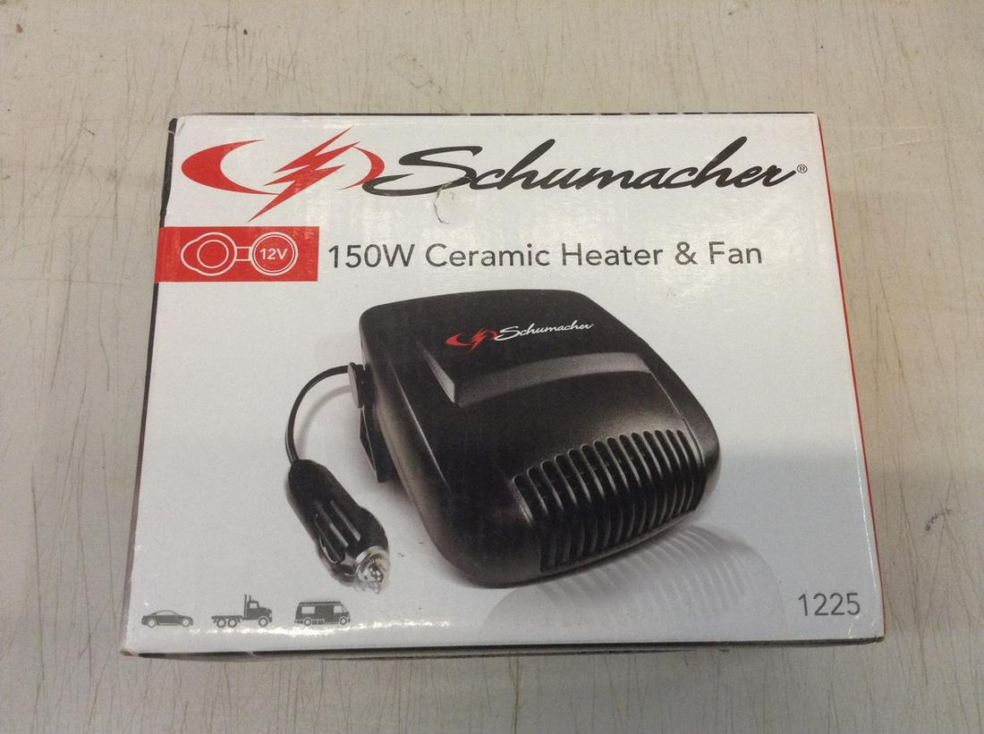 Schumacher 150w ceramic heater and fan (1 of 1)