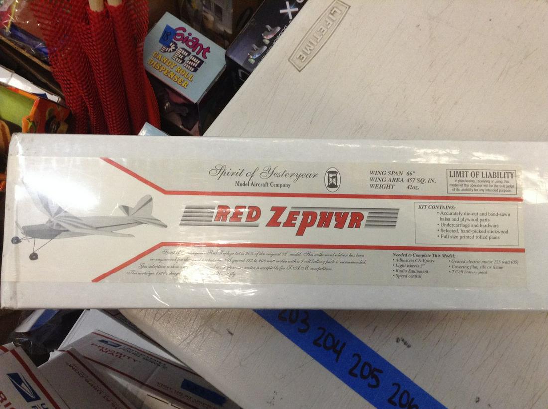 spirt of yesteryear red zephyr wooden airplane never (1 of 1)
