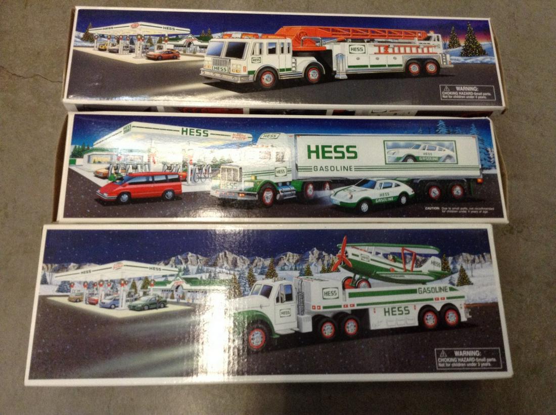 lot of three Hess trucks (1 of 1)