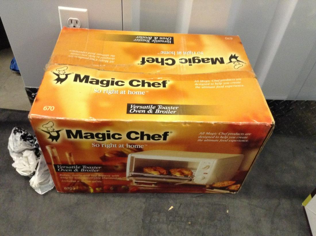 magic chef toaster oven broiler NIB: magic chef toaster oven broiler NIB