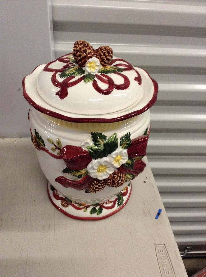 Christmas cookie jar vintage (AB): Christmas cookie jar vintage (AB)