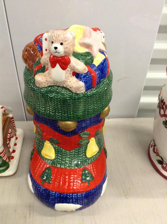 Christmas cookie jar vintage (AB): Christmas cookie jar vintage (AB)
