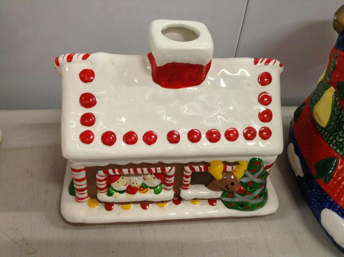 Christmas cookie jar vintage (AB): Christmas cookie jar vintage (AB)