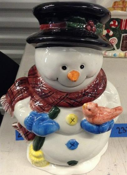 Christmas cookie jar vintage (AB): Christmas cookie jar vintage (AB)
