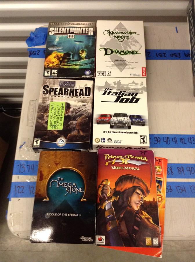 lot of vintage computer games (1 of 1)