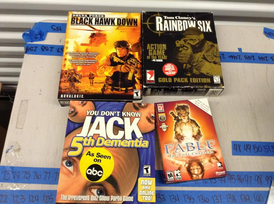 lot of vintage computer games (1 of 1)