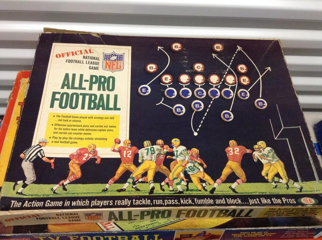 Ideal NFL All-Pro football game vintage: Ideal NFL All-Pro football game vintage