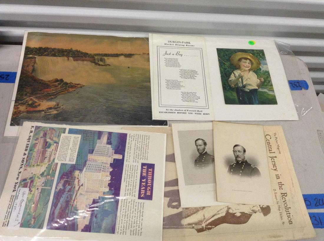 Early Art work and early paper items (1 of 1)