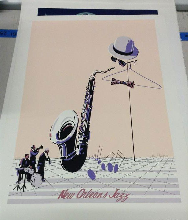 Signed and numbered Jazz prints - David Devillier (1 of 1)