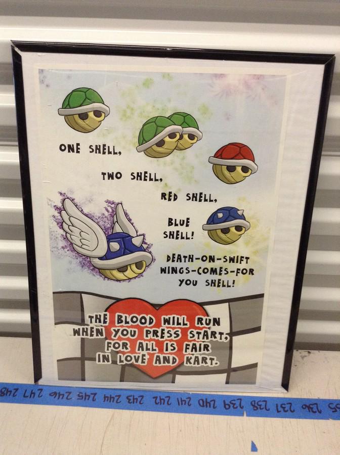 framed shell poster (1 of 1)