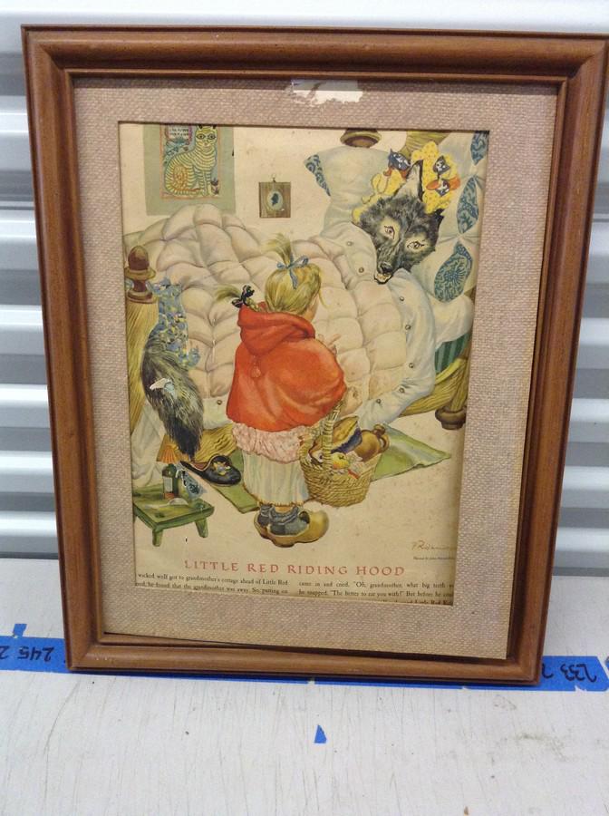 Signed Little Red Riding Hood Early print (1 of 1)