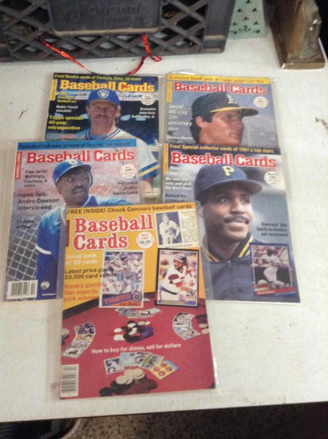 lot of baseball magazines from 1990s (1 of 1)