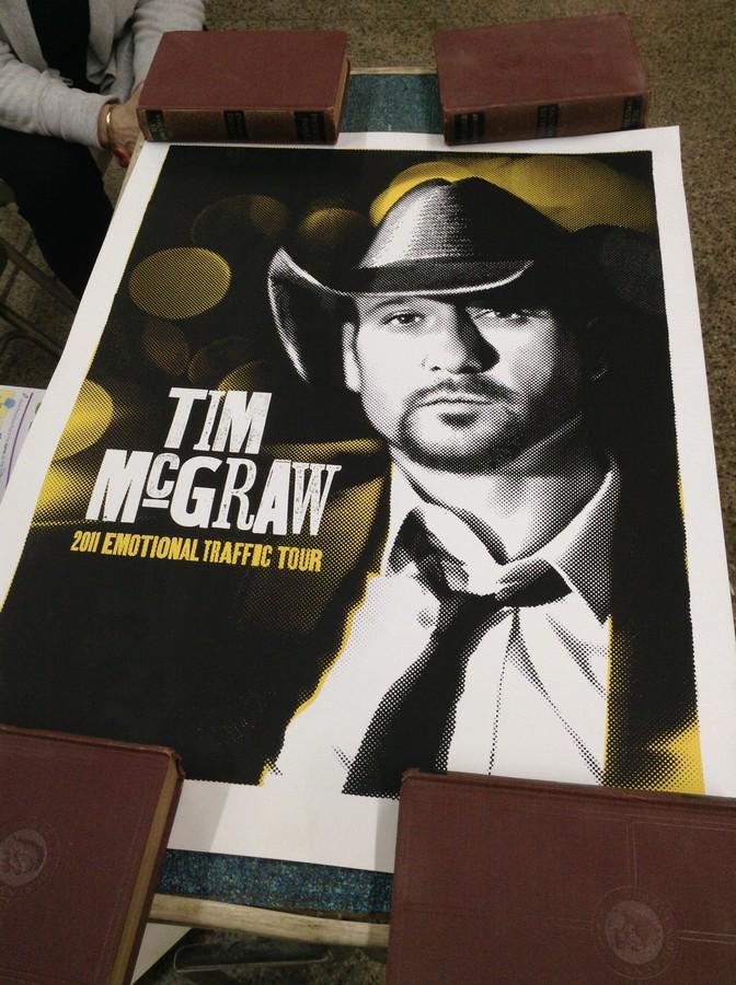 2011 Tim McGraw concert poster (1 of 1)