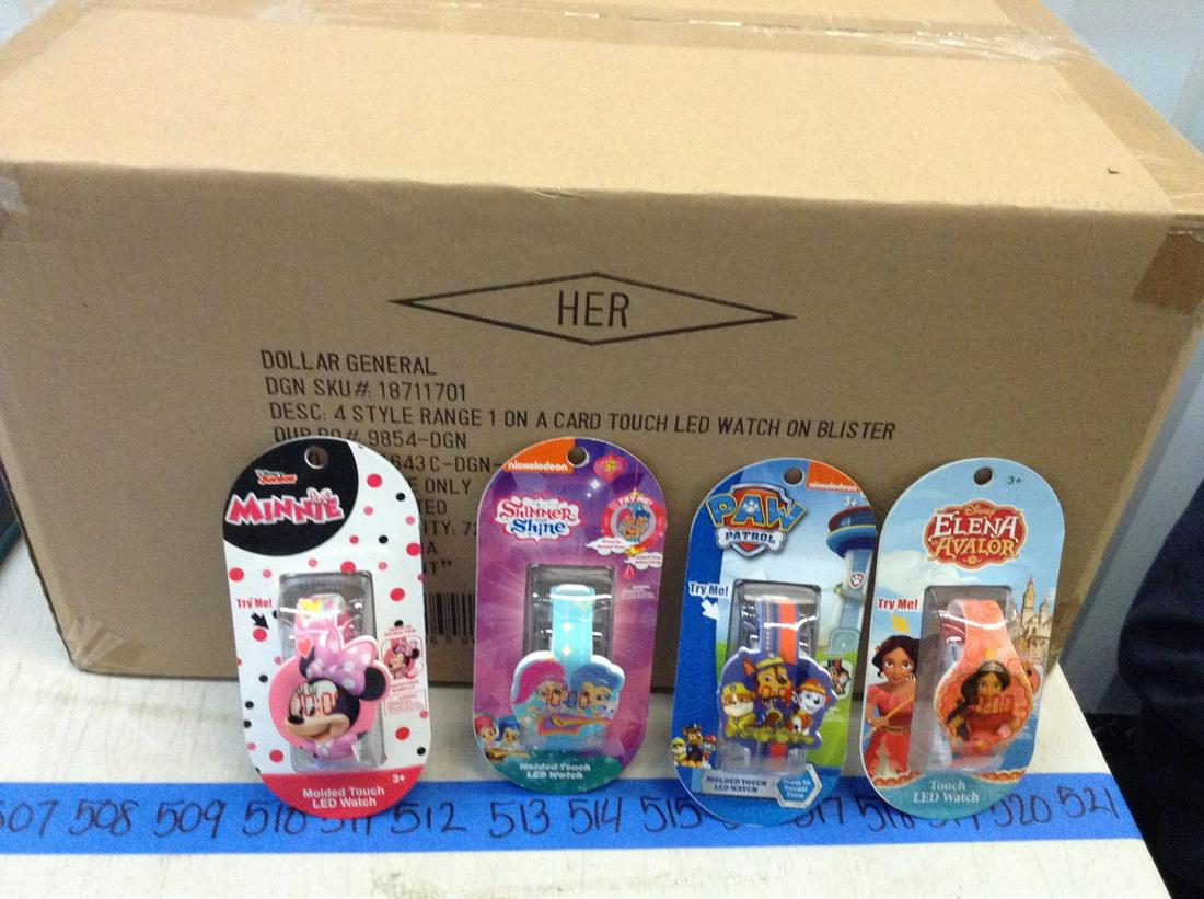 Disney led watch on bluster pack 72 pc per case (1 of 1)