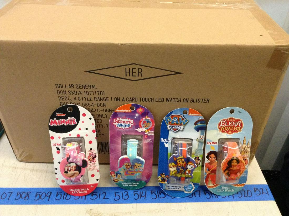 Disney led watch on bluster pack 72 pc per case (1 of 1)