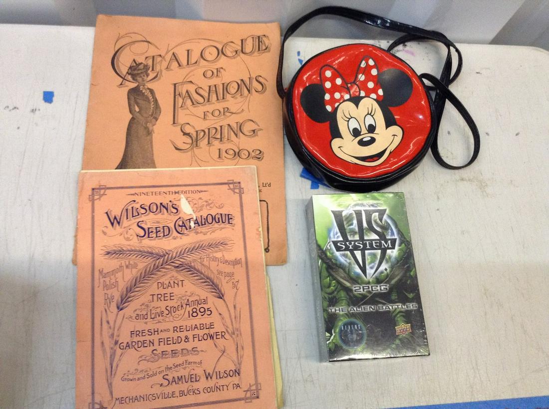 vintage mickey mouse 1902 catalogue of fashions, 1895: vintage mickey mouse 1902 catalogue of fashions, 1895 Wilson seed catalogue