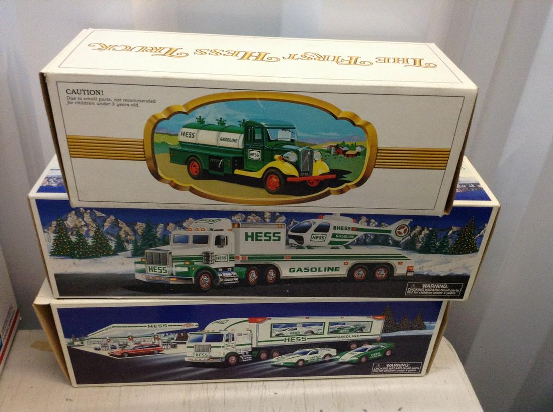 lot of three Hess trucks (1 of 1)