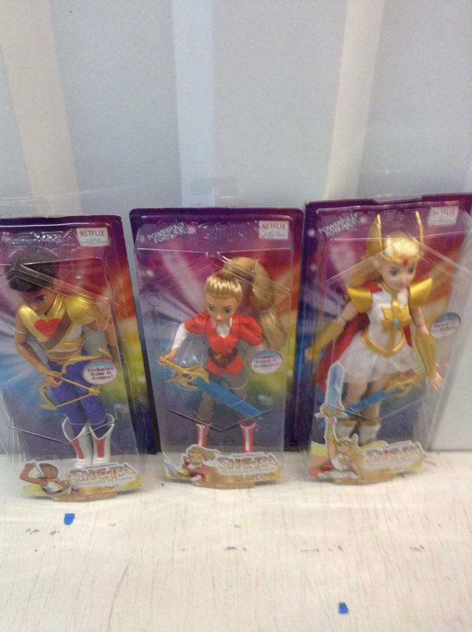lot of three she-ra actions figures (1 of 1)