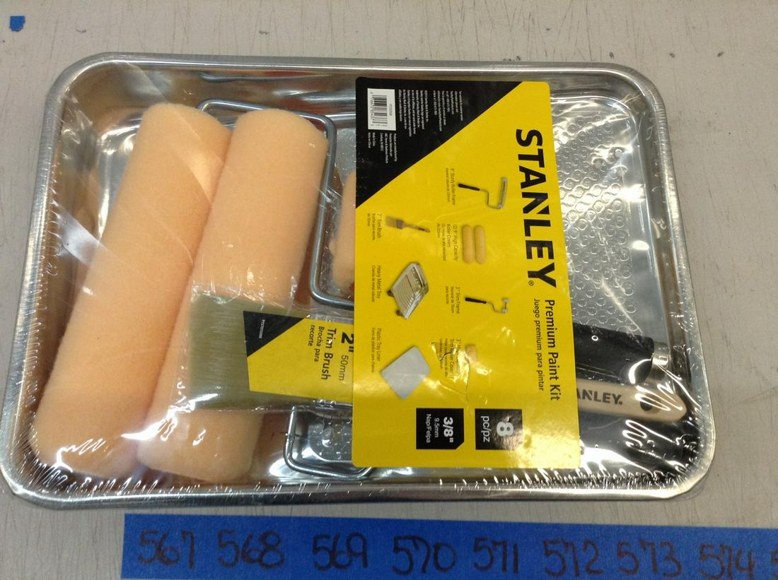 Stanley paintbrush roller and pan set: Stanley paintbrush roller and pan set