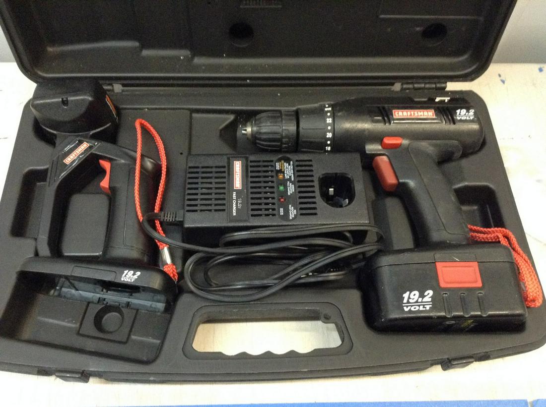 craftsman 19.2 drill flashlight charge and battery (1 of 1)
