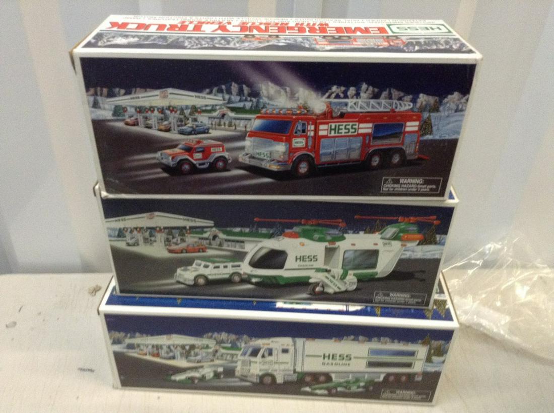 lot of three Hess trucks (1 of 1)