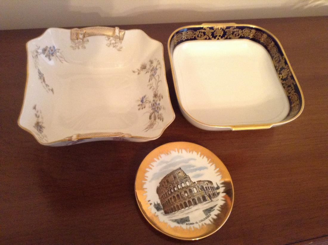 three pieces, some made in Germany all pieces are: three pieces, some made in Germany all pieces are signed. no chips or cracks