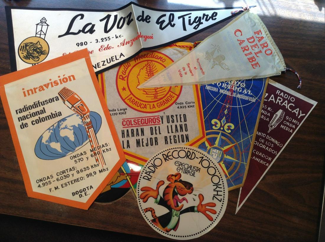 vintage 60s and 70s ham radio pennants: vintage 60s and 70s ham radio pennants