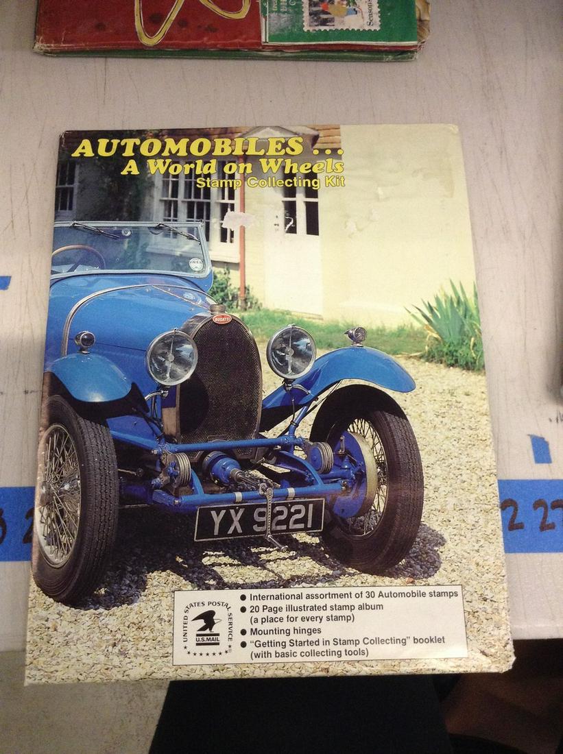 automobiles a world on wheels stamp collecting kit (1 of 1)