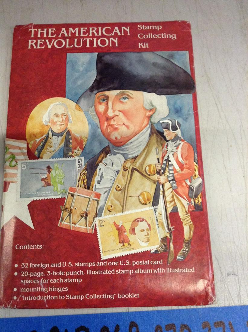 the American revolution stamp collecting kit sealed (1 of 1)
