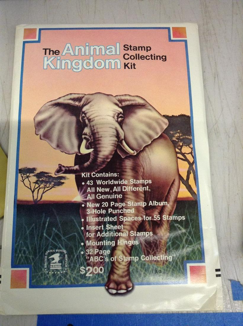 the animal kingdom stamp collecting kit sealed (1 of 1)