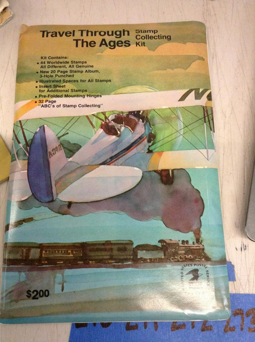 travel through the ages stamp collecting kit sealed (1 of 1)