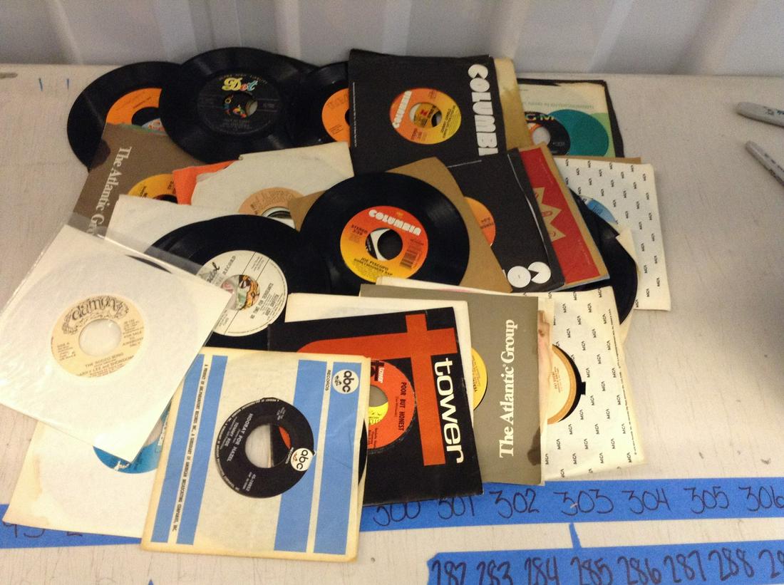 lot of vintage 45's records (1 of 1)