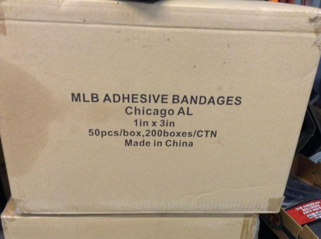 MLB Band-Aids 50 pc per box, total of 200 boxes Team:: MLB Band-Aids 50 pc per box, total of 200 boxes Team: Chicago AL