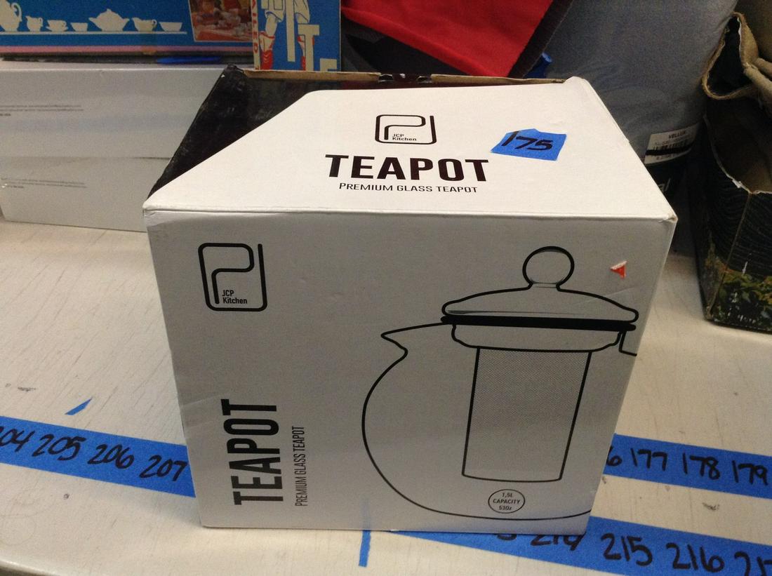 premium glass teapot: premium glass teapot