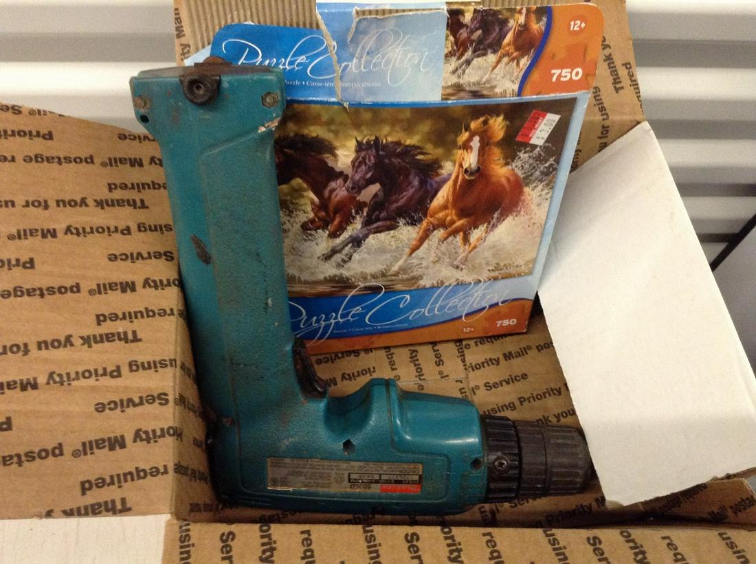 Makita cordless drill and puzzle: Makita cordless drill and puzzle