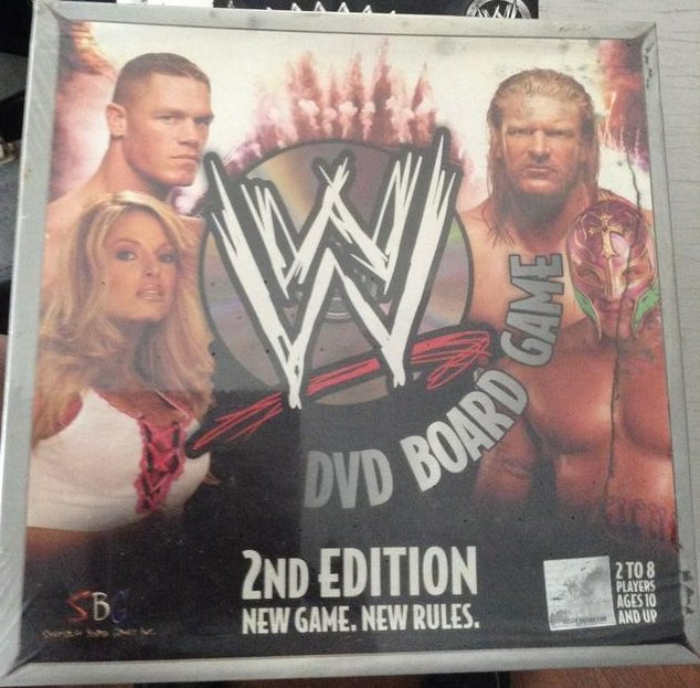 WWE DVD board game 2nd edition sealed never opened: WWE DVD board game 2nd edition sealed never opened