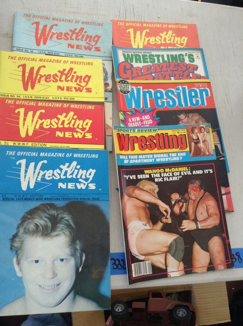 mint condition 1970's wrestling magazines: mint condition 1970's wrestling magazines