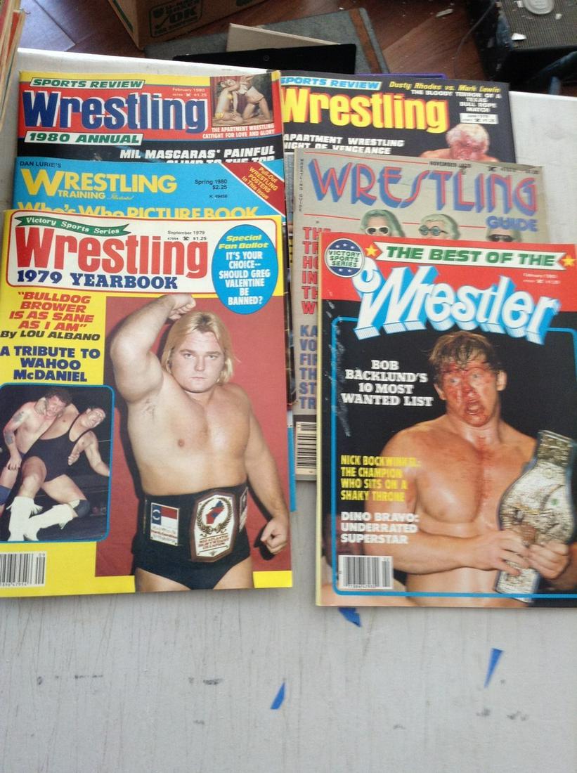 mint condition 1970's wrestling magazines: mint condition 1970's wrestling magazines
