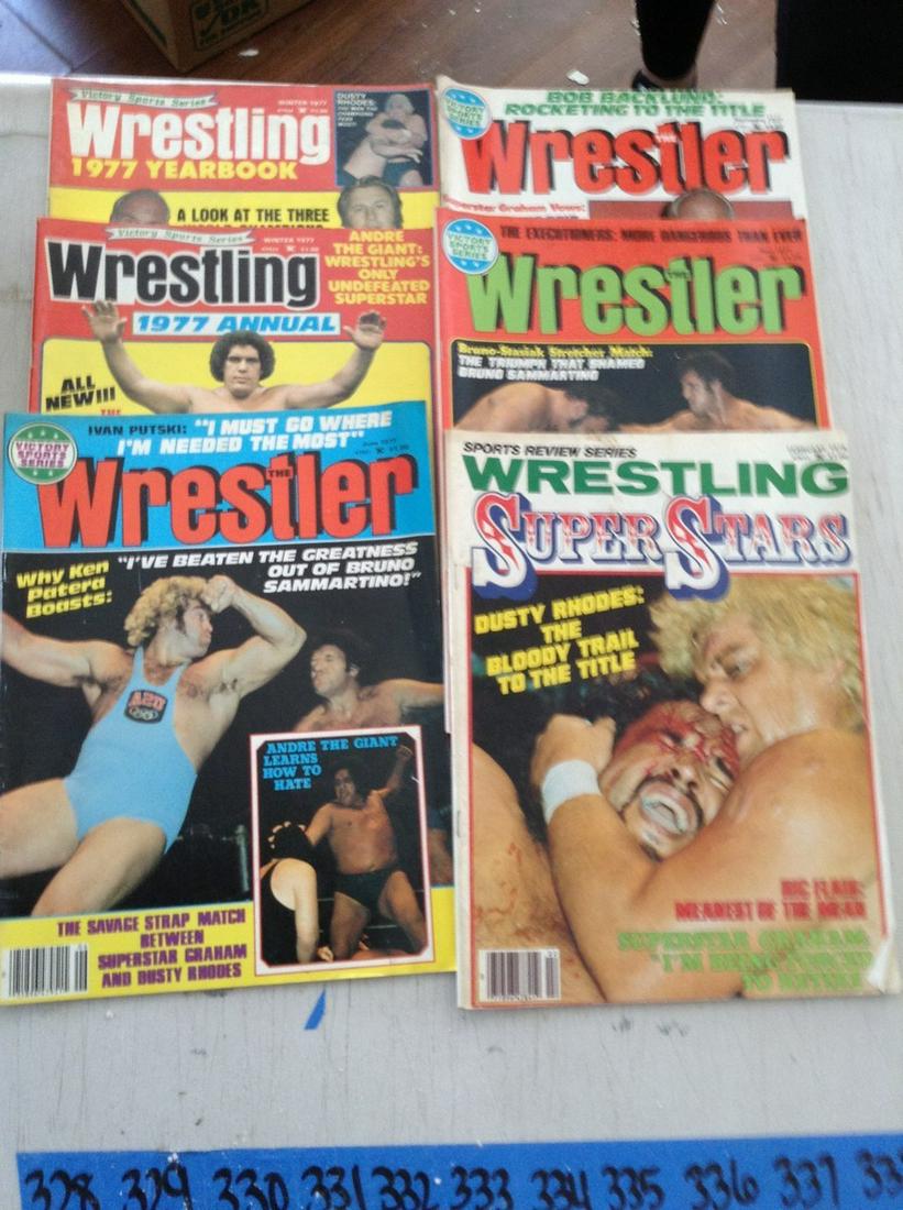 mint condition 1970's wrestling magazines: mint condition 1970's wrestling magazines