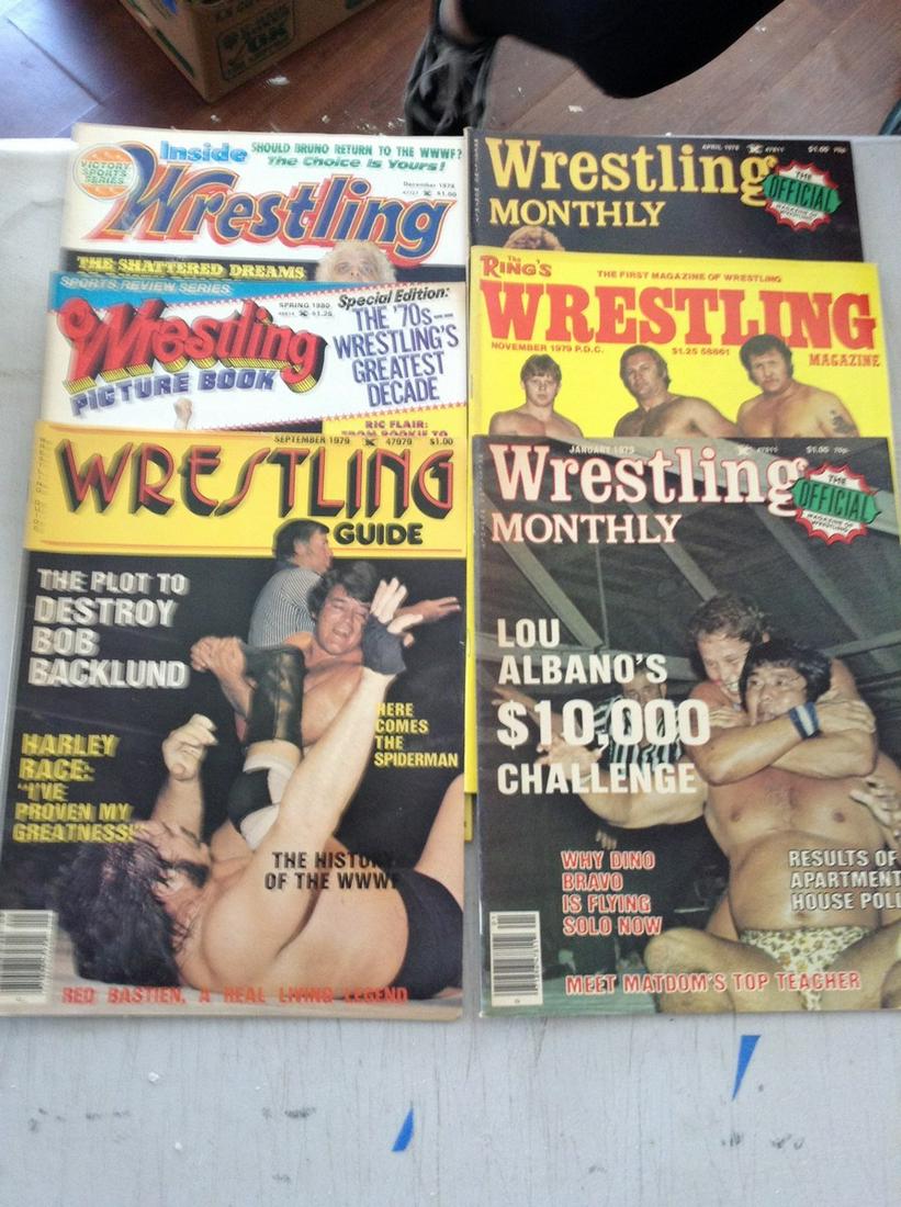 mint condition 1970's wrestling magazines: mint condition 1970's wrestling magazines