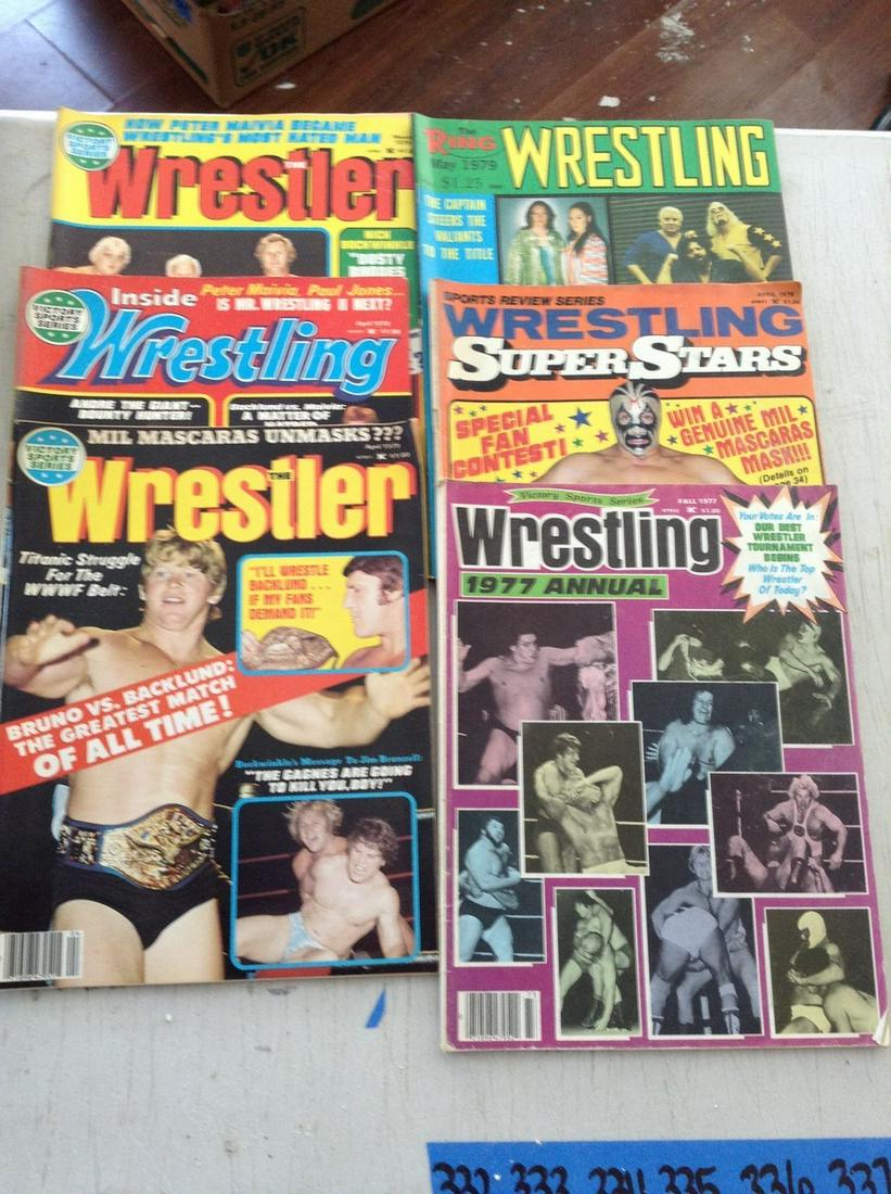 mint condition 1970's wrestling magazines: mint condition 1970's wrestling magazines