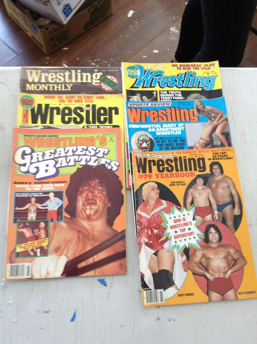 mint condition 1970's wrestling magazines: mint condition 1970's wrestling magazines