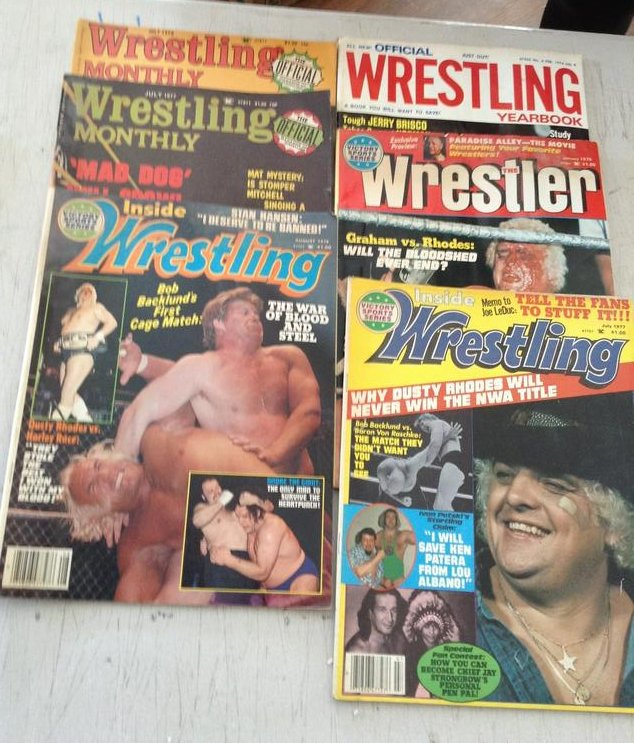 mint condition 1970 wrestling magazines: mint condition 1970's wrestling magazines