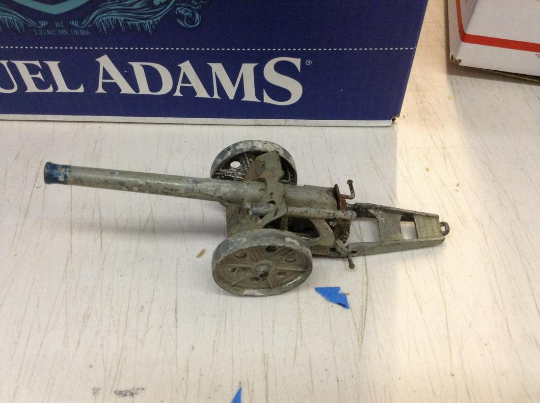 early working cap gun metal canon 8" long: early working cap gun metal canon 8" long