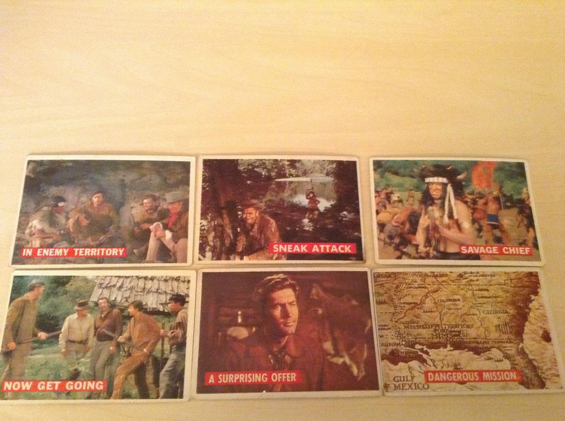 Walt Disney Davey crocket trading cards: Walt Disney Davey crocket trading cards